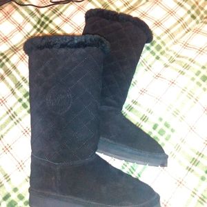 NWOT Michael Kors Tall Quilted Boots in black size 6